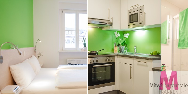 Schlafen/Küche/Wohnen