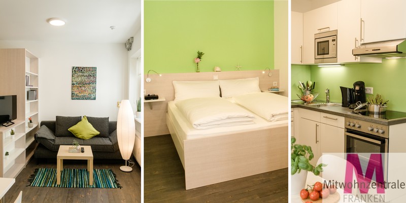 Wohnen/Schlafen/Küche