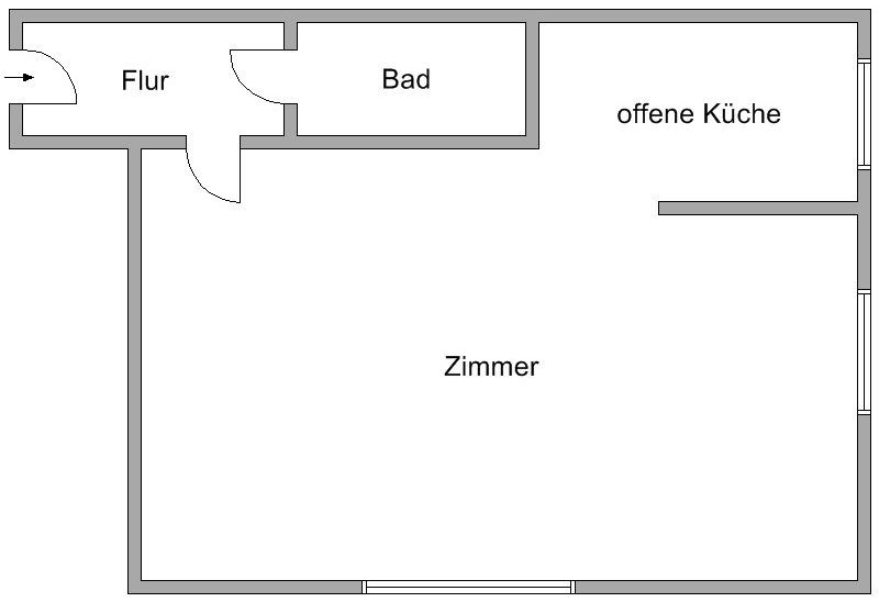 City-Residence: Freundliches und ruhiges 1-Zi.-Apartment in Sachsenhausen - Foto 4