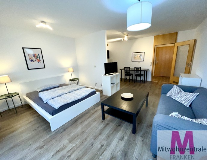 Helle und schön möblierte 1-Zimmer-Wohnung mit einem kleinen Balkon - Foto 5