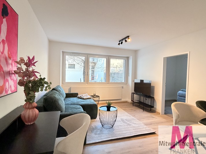 Modern möblierte 3 Zimmer Wohnung im Herzen von Nürnberg - Photo 1