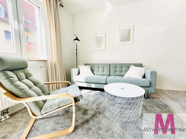 Voll möblierte, modern eingerichtete 3-Zimmer-Wohnung mit Balkon in Schoppershof - Photo 5