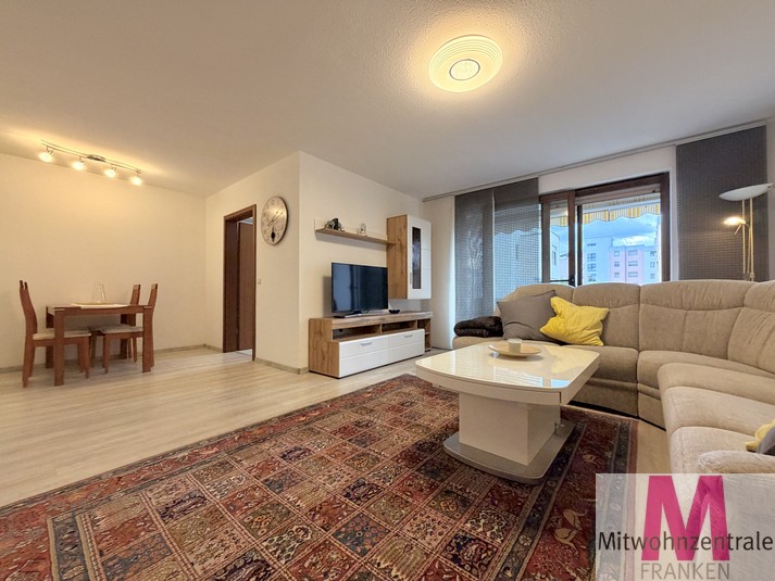 MÖBLIERT! Modern möblierte 3 Zimmer Wohnung mit hellem Wohnzimmer und großzügigem Balkon - Photo 3
