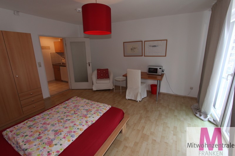 Möblierte 1-Zimmer-Wohnung in Zentrum von Nürnberg - Foto 2