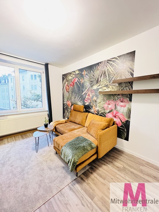 Exklusive, frisch sanierte und möblierte 2-Zimmerwohnung in zentraler Lage in Nürnberg - Foto 3