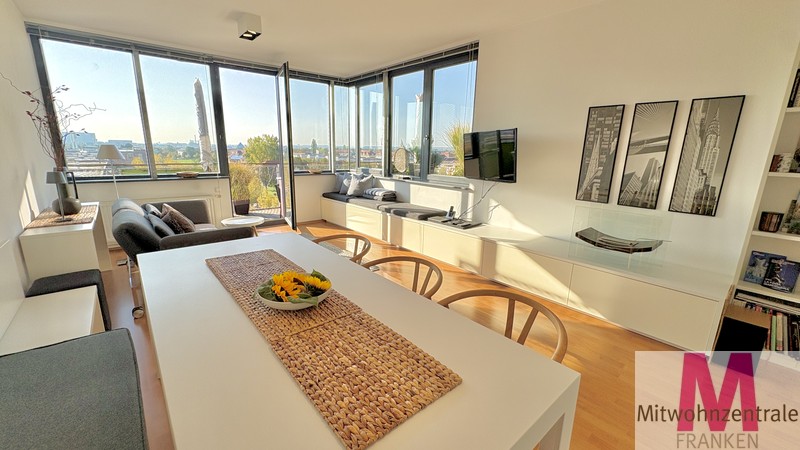 Moderne 2-Zimmer-Wohnung mit Ausblick auf den Fürther Stadtpark - Foto 2